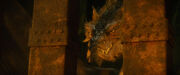 Smaug sees forges lit up
