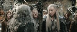 Thranduil decides to retreat