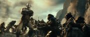 Azog loses arm