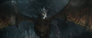 Smaug flies to destroy Lake-town after being disturbed by the Dwarves