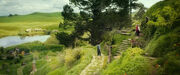 Bilbo and Frodo outside