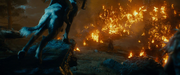 Azog fights Thorin