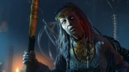 Queen Marwen, the leader of the Tribesmen of Núrn.