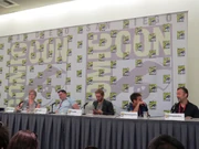 The Comic Con Panel for Shadow of Mordor, with Art Director Philip Straub, Troy Baker, Christian Cantamessa and Game Designer Michael de Plater