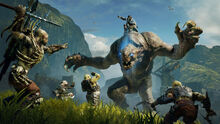 Middle-earth-shadow-of-mordor-graug-attack-screenshot