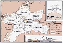 Map of Numenor