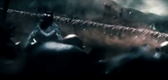 Celebrimbor leading an army against Sauron's forces.