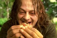 Gollum as Sméagol before he was corrupted by the one ring.