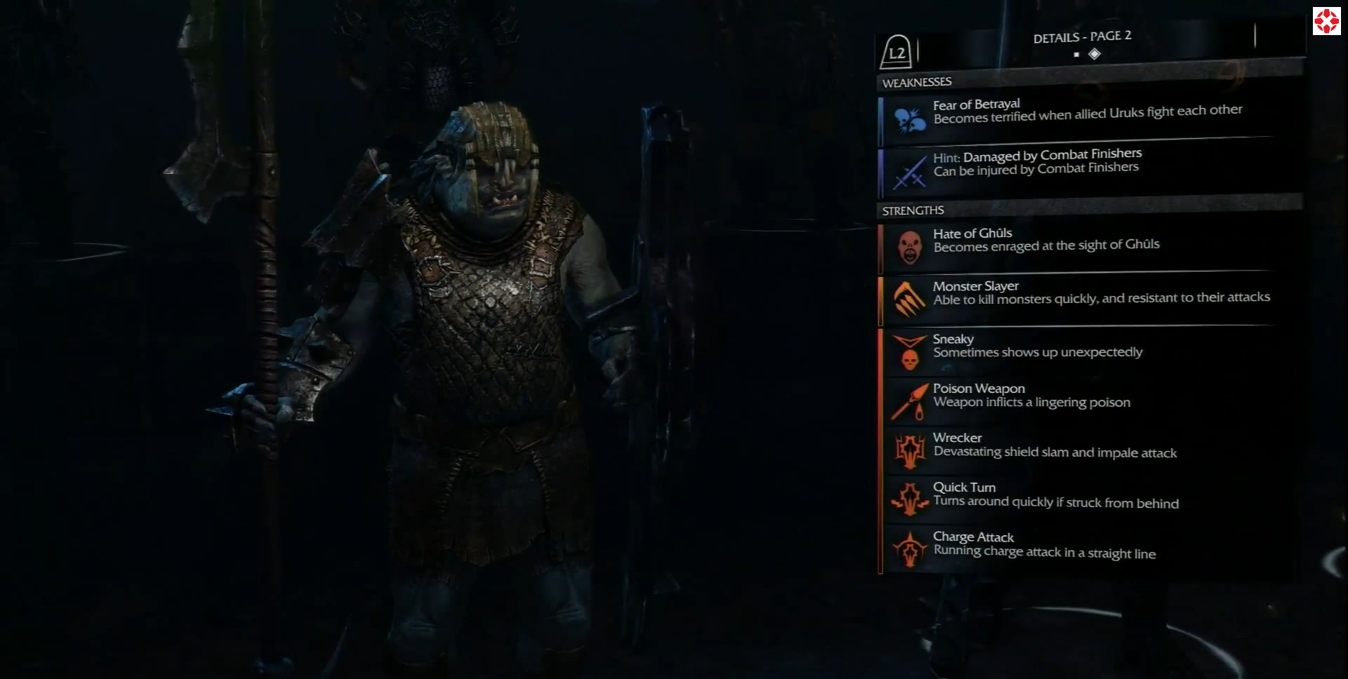 The Nemesis System of Shadow of Mordor