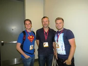 Yours truly, along with Michael de Plater and GlòinTheGreat at Comic Con