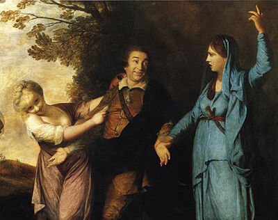 Reynolds-Garrick between tragedy and comedy