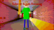 Baldi's old jumpscare prior to Version 1.3.