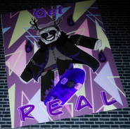 The "GET REAL" poster.