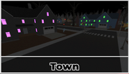 Town's map voting icon during Version 1.58.0 (Halloween 2024).