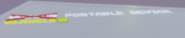 The name at the top of the map.