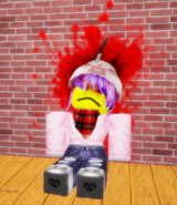 A dead corpse inside Janitor room of Bloodstone Hills School in earlier versions.
