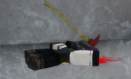 A dead corpse inside Police Department in earlier versions.