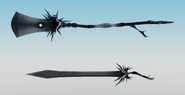 A full view of both of the Executioner's weapons.