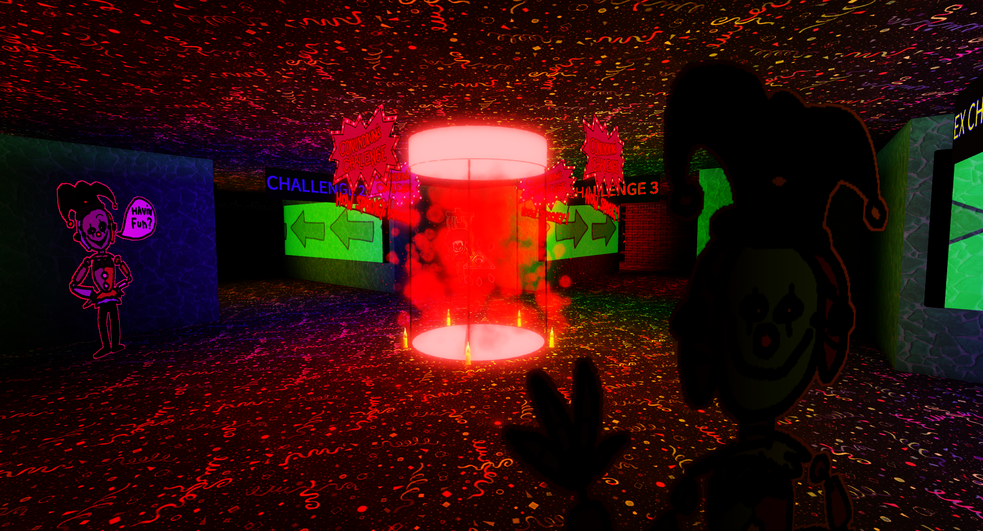 rainbow laser disco dungeon