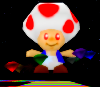 Toad has the Chaos Emeralds