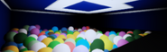 An Ball Pit that can be found in the IKEA room.
