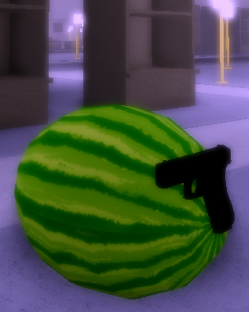 Melon With A Glock Midnight Horrors Wiki Fandom - roblox watermelon pants