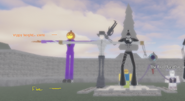 Chaos Cartel height comparison (Roblox avatar for reference).