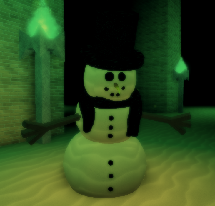 Snowman Slender - Roblox