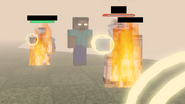 Herobrine's fire effect.