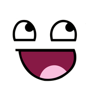 Joy's awake face.