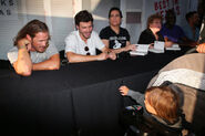 07-22-17 San Diego Comic Con Jason Lewis, Francois Arnaud, Yul Vazquez and Charlaine Harris book signing