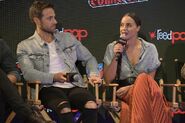 10-10-18 New York Comic Con Dylan Bruce and Parisa Fitz-Henley