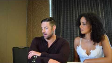 Midnight, Texas SDCC 2017 - Dylan Bruce and Parisa Fitz-Henley