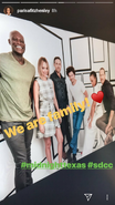 7-21-18 San Diego Comic Con Peter Mensah, Arielle Kebbel, Dylan Bruce, François Arnaud, Parisa Fitz-Henley Instagram, and Jason Lewis