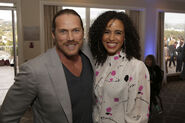 NBCUniversal Summer Press Day Jason Lewis and Parisa Fitz-Henley