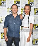 7-21-18 San Diego Comic Con Press Line Dylan Bruce and Parisa Fitz-Henley