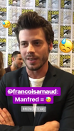 SDCC Comic Con 2017 - François Arnaud character emoji