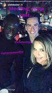 BTS Arielle Kebbel, Peter Mensah and Chris