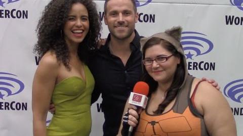 Midnight Texas - Parisa Fitz-Henley & Dylan Bruce - WonderCon 2017 yael