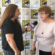 SDCC Comic Con 2017 - Charlaine Harris and FlickDirect
