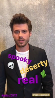 SDCC Comic Con 2017 - François Arnaud 'spooky, desserty, real'