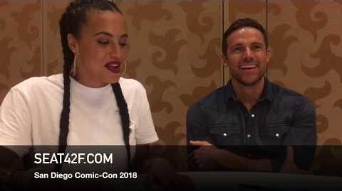 Parisa Fitz-Henley Dylan Bruce MIDNIGHT TEXAS Comic Con Interview