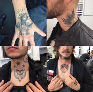 Fractured FX Actor temporary tattoos 8-31-17