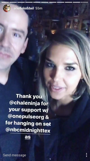 BTS Arielle Kebbel and Chris