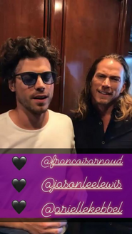 7-21-18 San Diego Comic Con François Arnaud, Jason Lewus, and NBC Midnight Texas Instagram