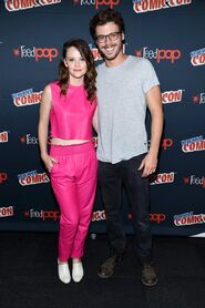 Midnight, Texas at New York Comic Con Francois Arnaud and Sarah Ramos