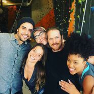 Parisa Fitz-Henley IG, Jason Lewis, Kellee Stewart, Bernardo Saracino, Liz Godwin and Ryan McCartan