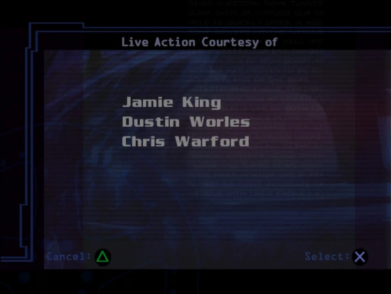 Live action courtesy of: