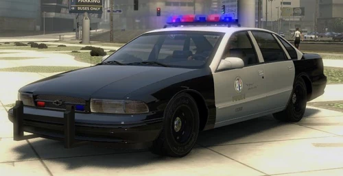 A Los Angeles Police Department Chevrolet Impala SS in Midnight Club: Los Angeles.