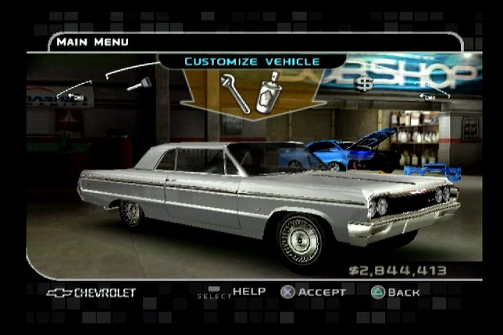 Midnight Club 3 DUB Edition Remix (PS2) My Garage - with ''SECRET''  vehicles 